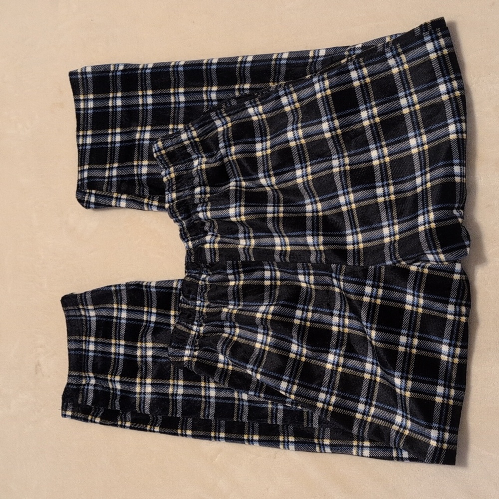 Essentials Sleepwear By Kevin Apparel Men's Plaid Pajama Pants Size Medium Nwt - Picture 7 of 7